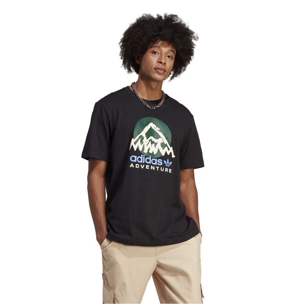 🐼 Adidas • Adventure Mountain Front T-Shirt
